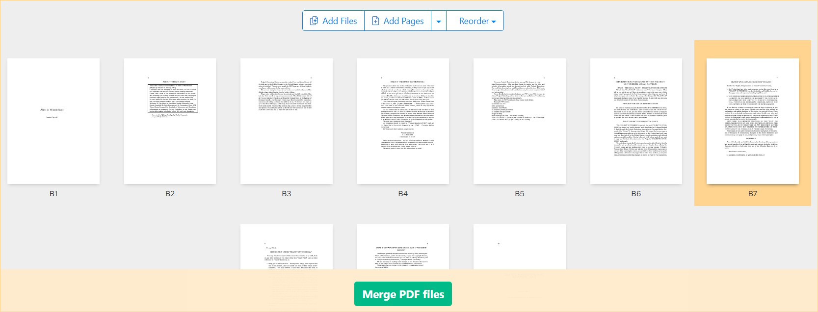 создать пдф файл в PDF2GO