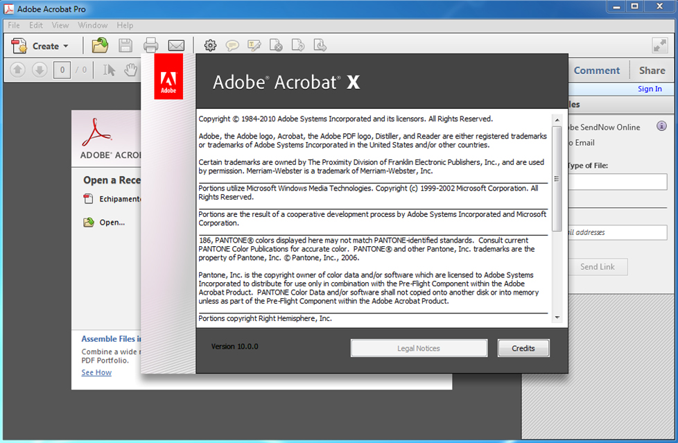 Adobe Reader X Pro 1